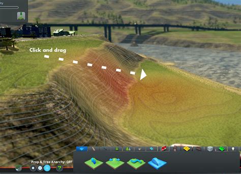 cities skylines terrain controls.